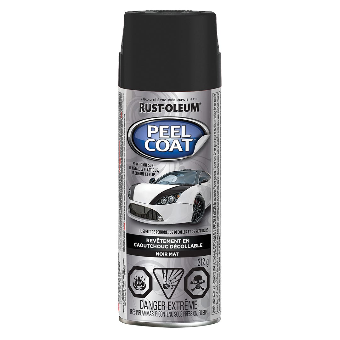 Peelable Rubber Coating, Matte Black, 312 g