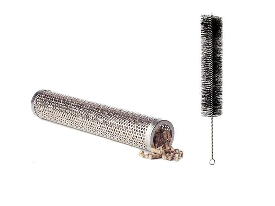 GrillPro Pellet Tube With Brush