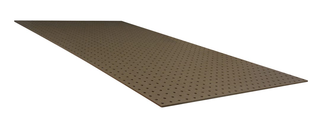 Perforated Hardboard Panel, 1/4-in. X 2-ft. X 4-ft.