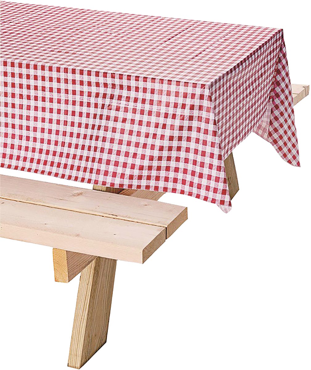 Rectangular Vinyl Picnic Tablecloth, 54-in. X 84-in.