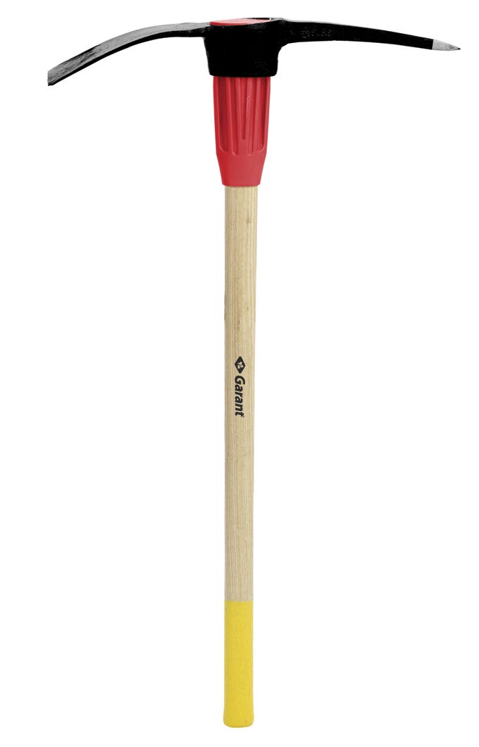 Pick/Mattock Forged/Tempered Steel Head, Premium Ash Handle