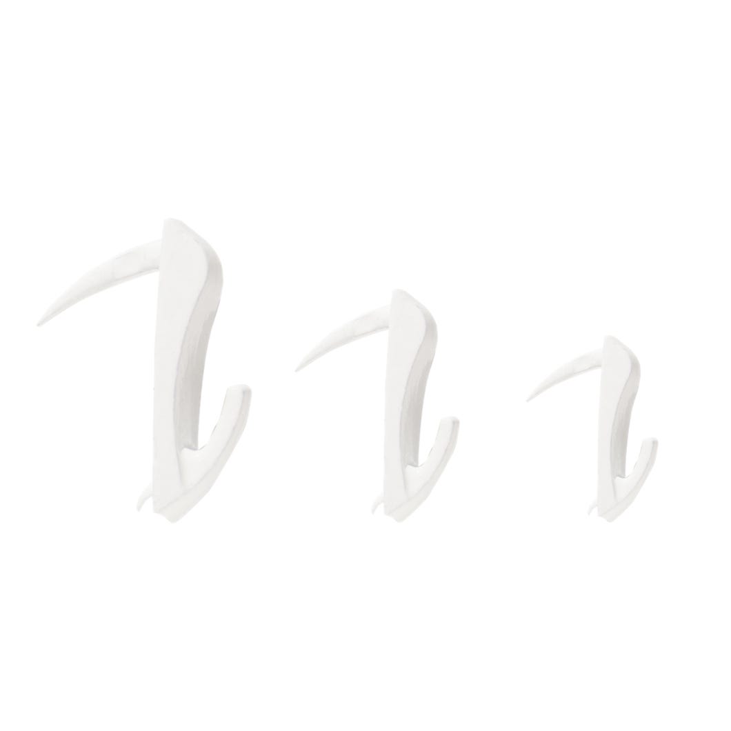WALLBOTER Picture Hook Kit, Small, Medium and Large, White, 7/Pack