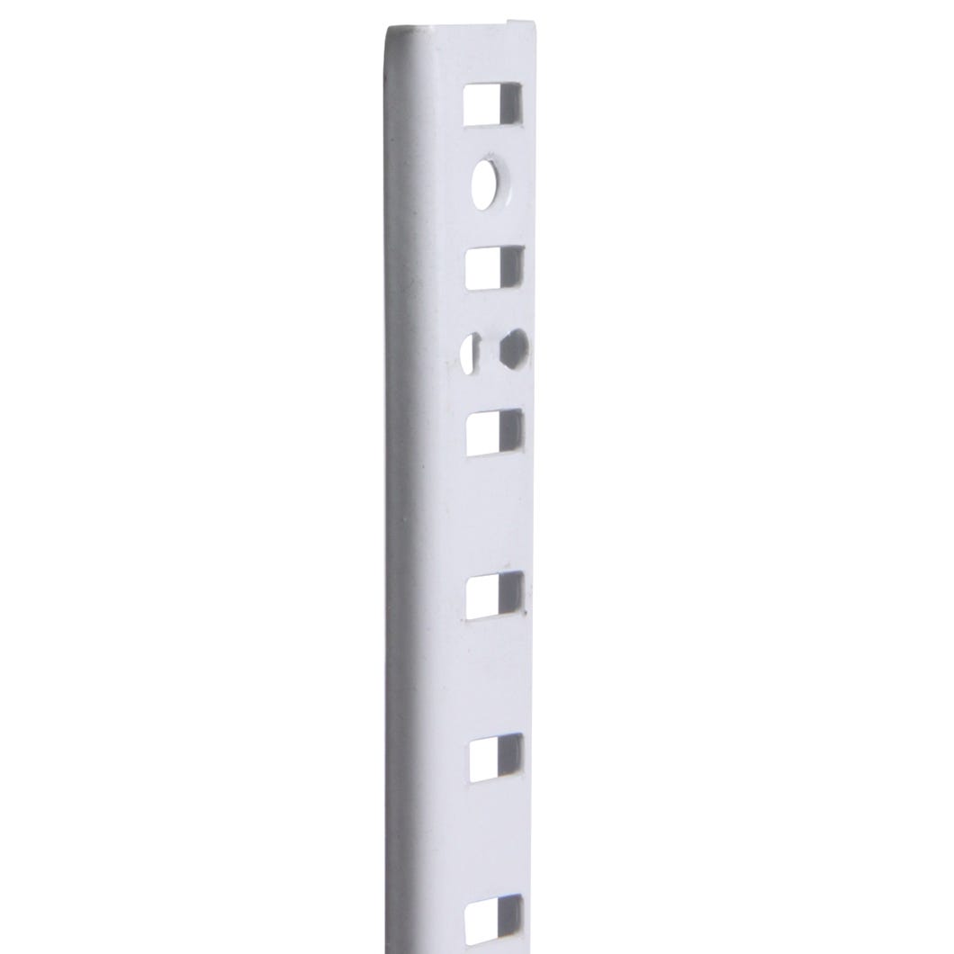Pilaster Shelf Standards, 36-in., White