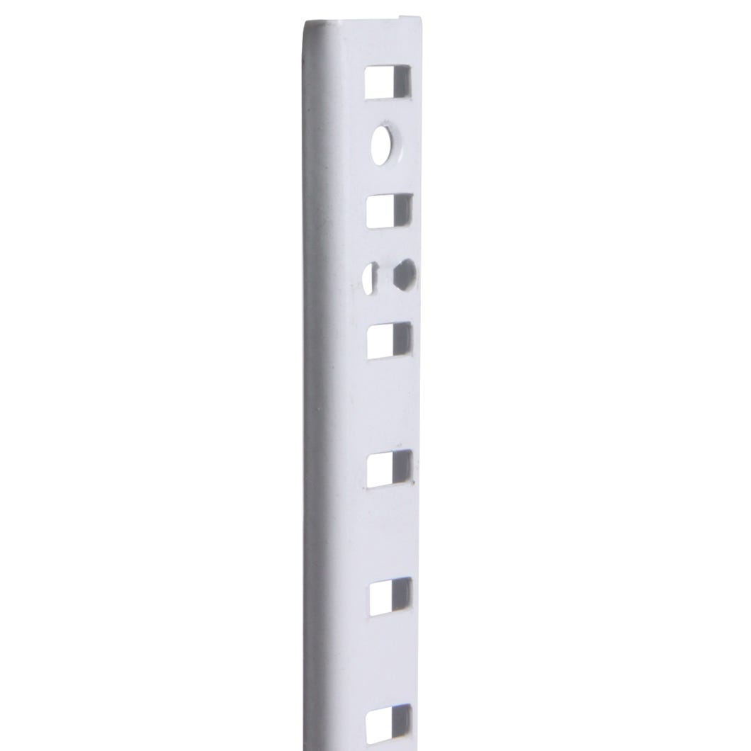 Pilaster Shelf Standards, 48-in., White