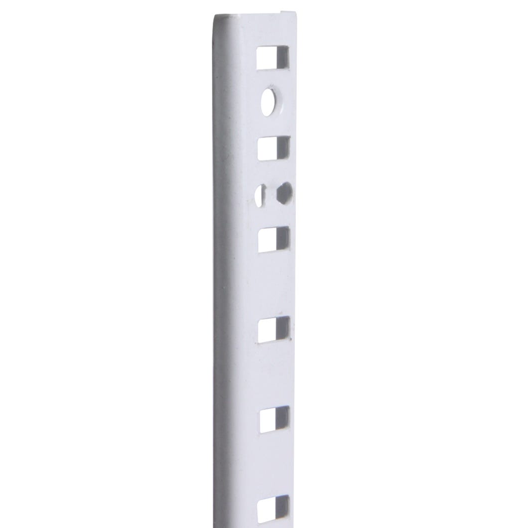 Pilaster Shelf Standards, 72-in., White