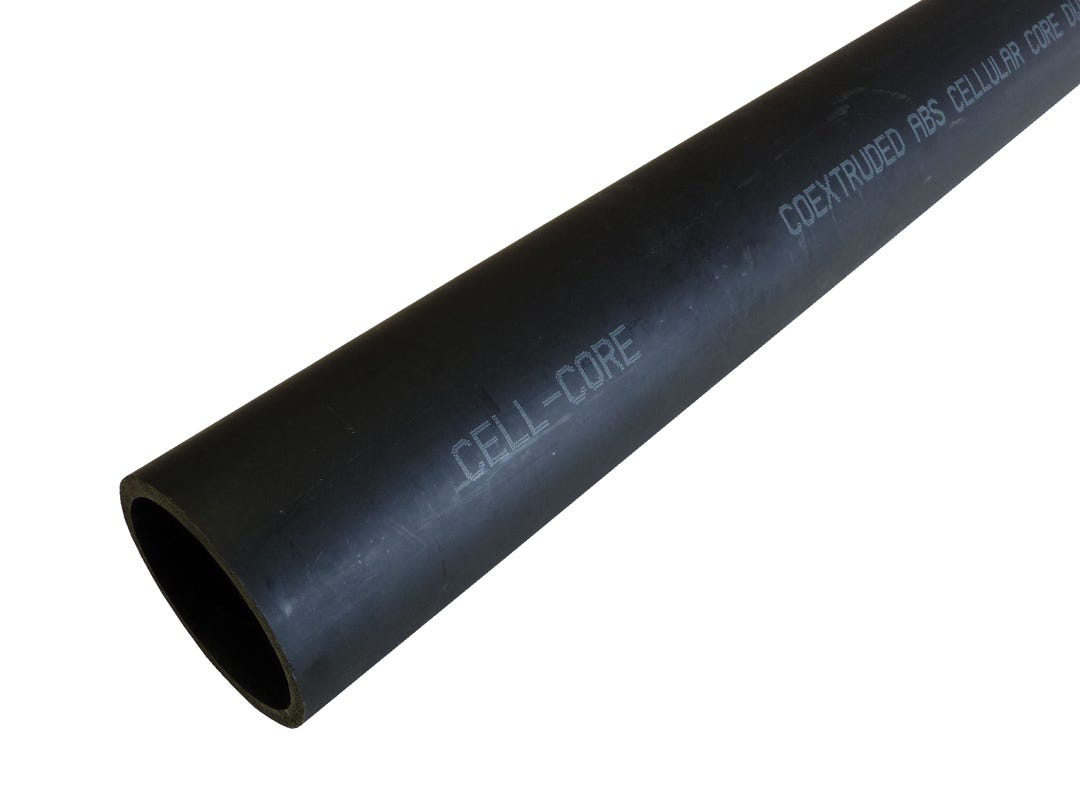 ABS Pipe, 4-in. X 6-ft.