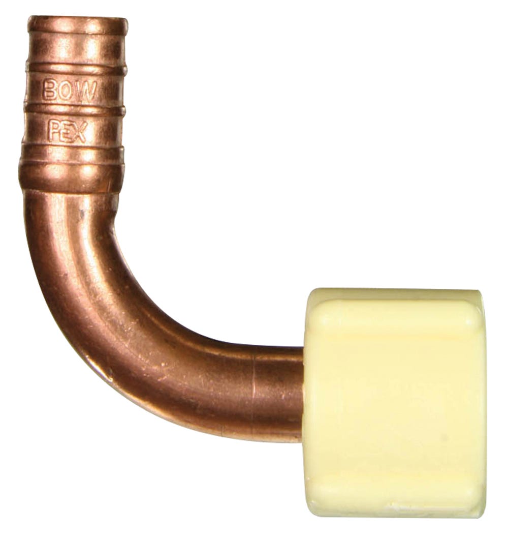 Pipe Adapter 90° for Faucet, 1/2-in.