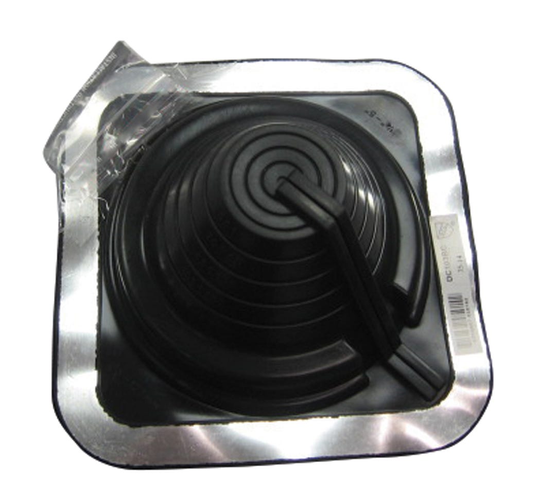 Pipe Flashing/Retrofit-in. Rubber #3, 1/4-in. to 5-in.
