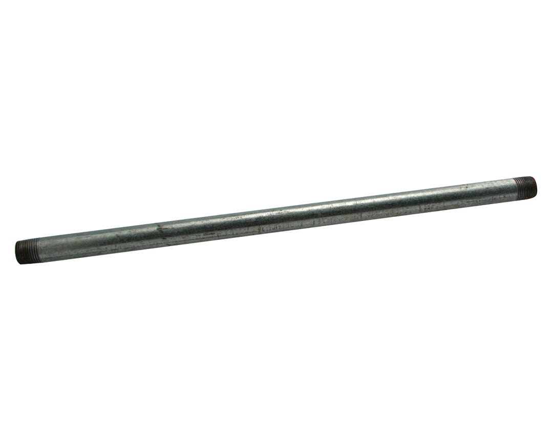 Galvanized Ready Cut Pipe, 1/2-in. X 48-in.