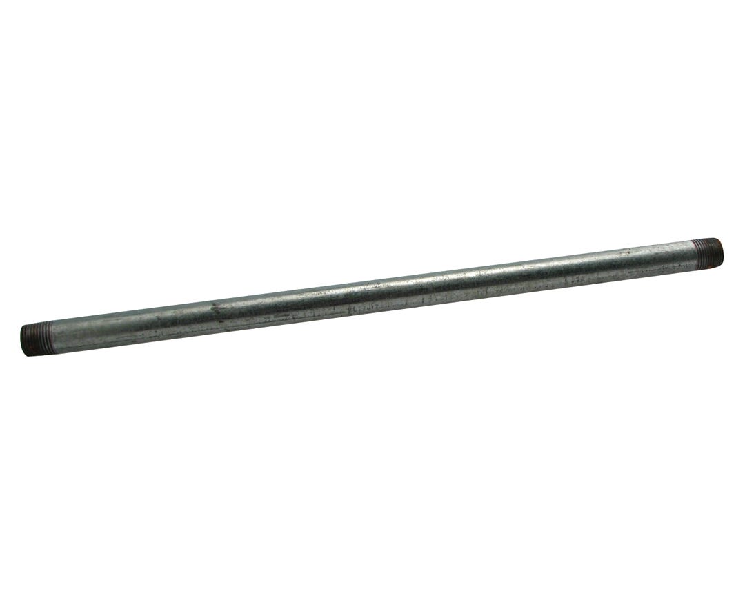 Galvanized Ready Cut Pipe, 1 1/4-in. X60-in.