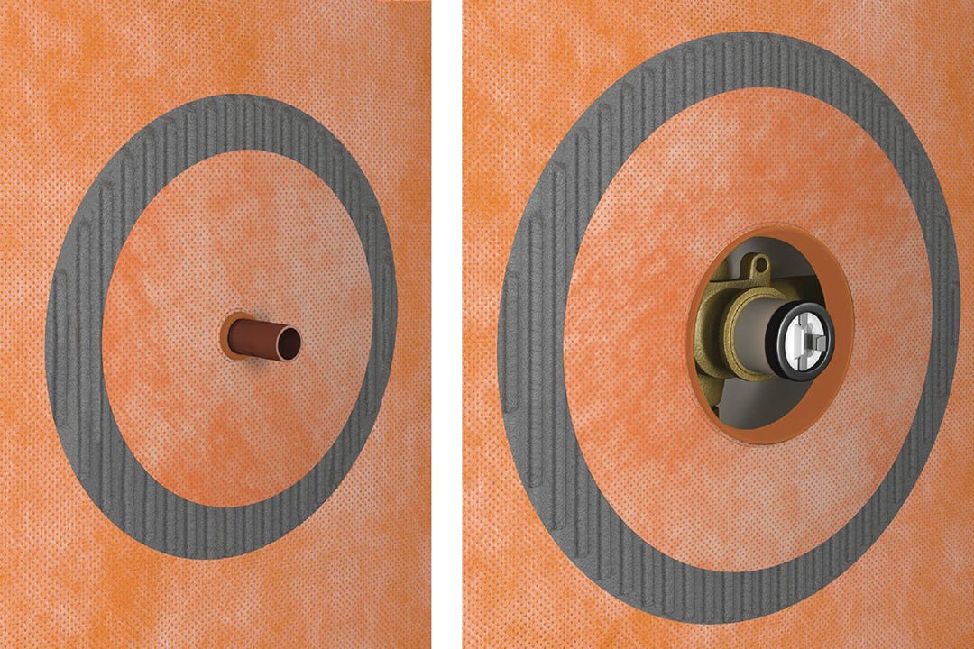 KERDI-SEAL-PS/-MV Prefabricated Seals for Pipe Protrusions, 3/4 in.