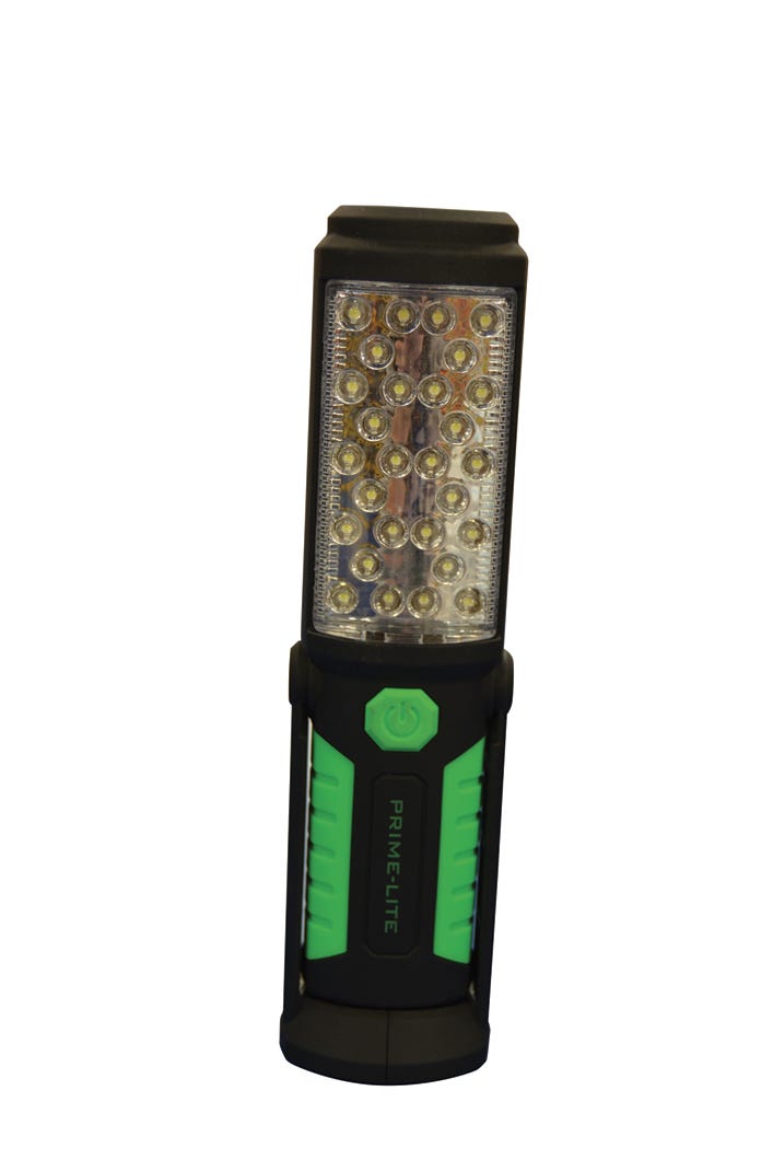 Pivoting flaslight / worklight  - 33 led lights