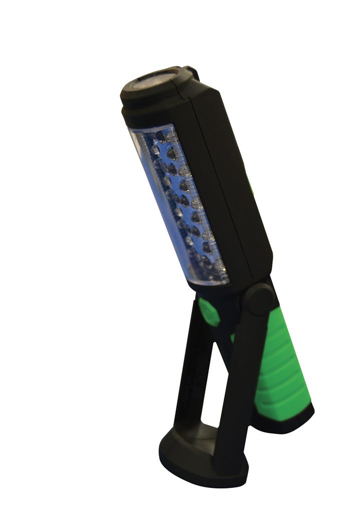 Pivoting flaslight / worklight  - 33 led lights