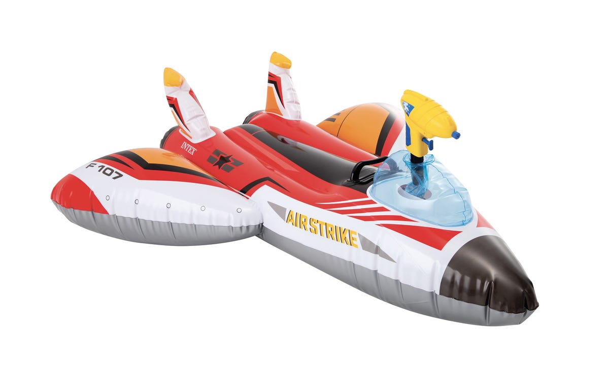 Kids Inflatable Pool Airplane, 46 in. x 46 in. x 18 in., Assorted Color
