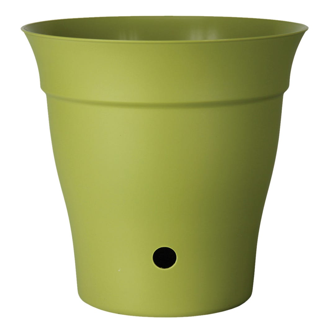 Contempra Self-Watering Planter, Bamboo Green, 12-in.