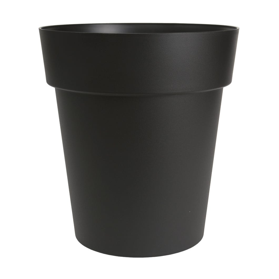 Dcn Self-Watering Viva Planter, Black, 21-in.