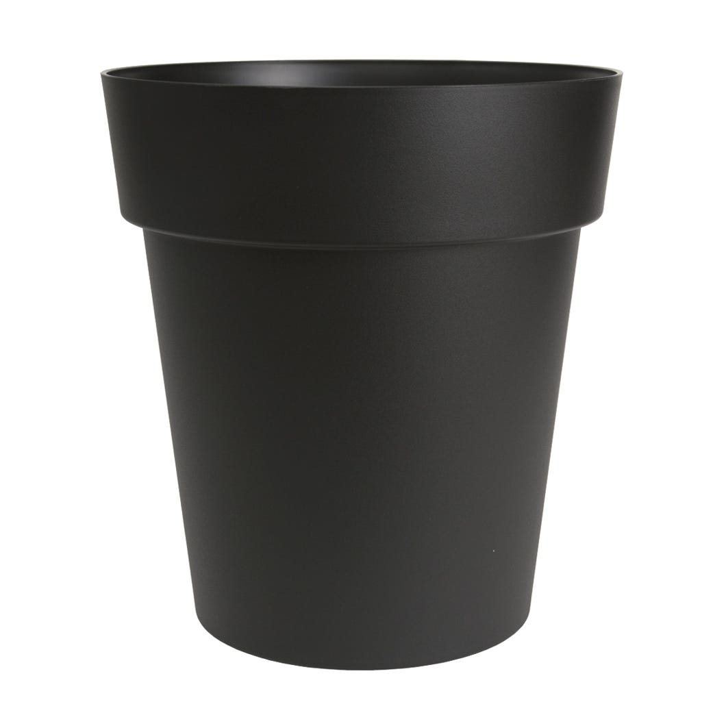 Dcn Self-Watering Viva Planter, Black, 13-in.