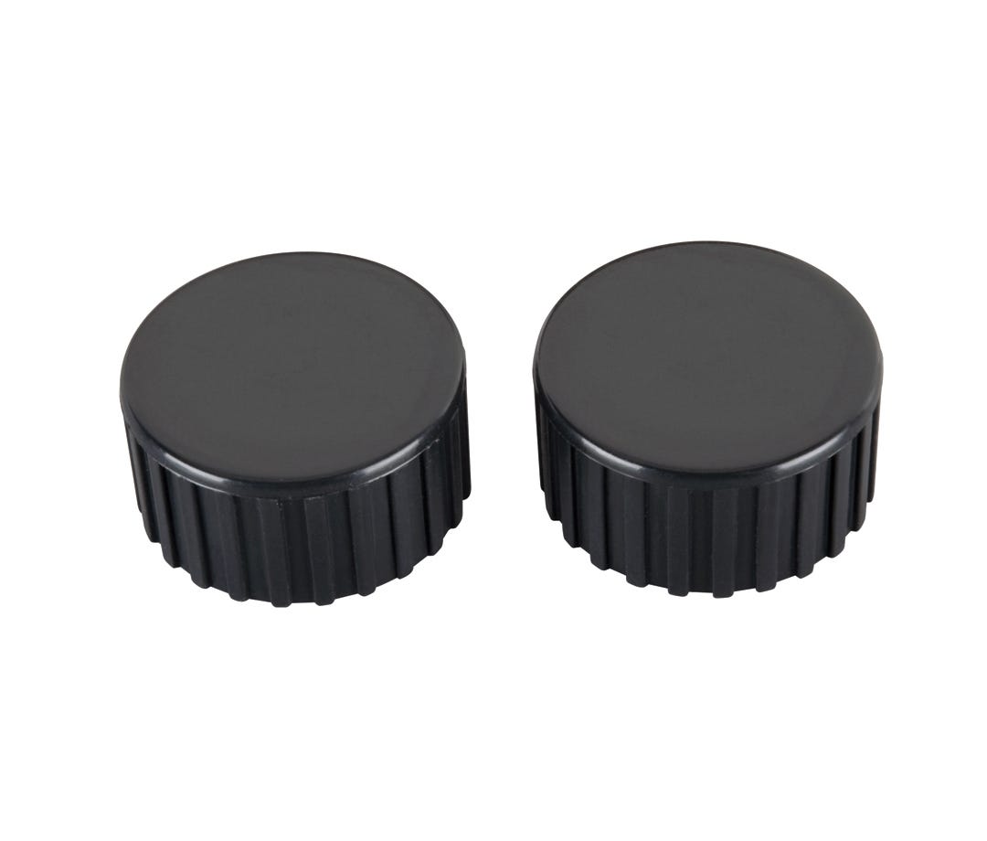 Rainwave 2-Pack Hose End Cap, Black