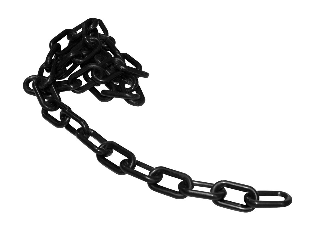 Plastic chain #6 1 1/2 in
