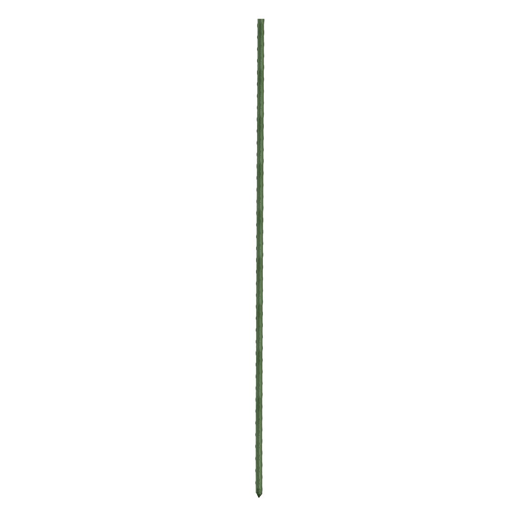 Plastic-Coated Metal Stake, Green, 3/8-in. X 48-in.