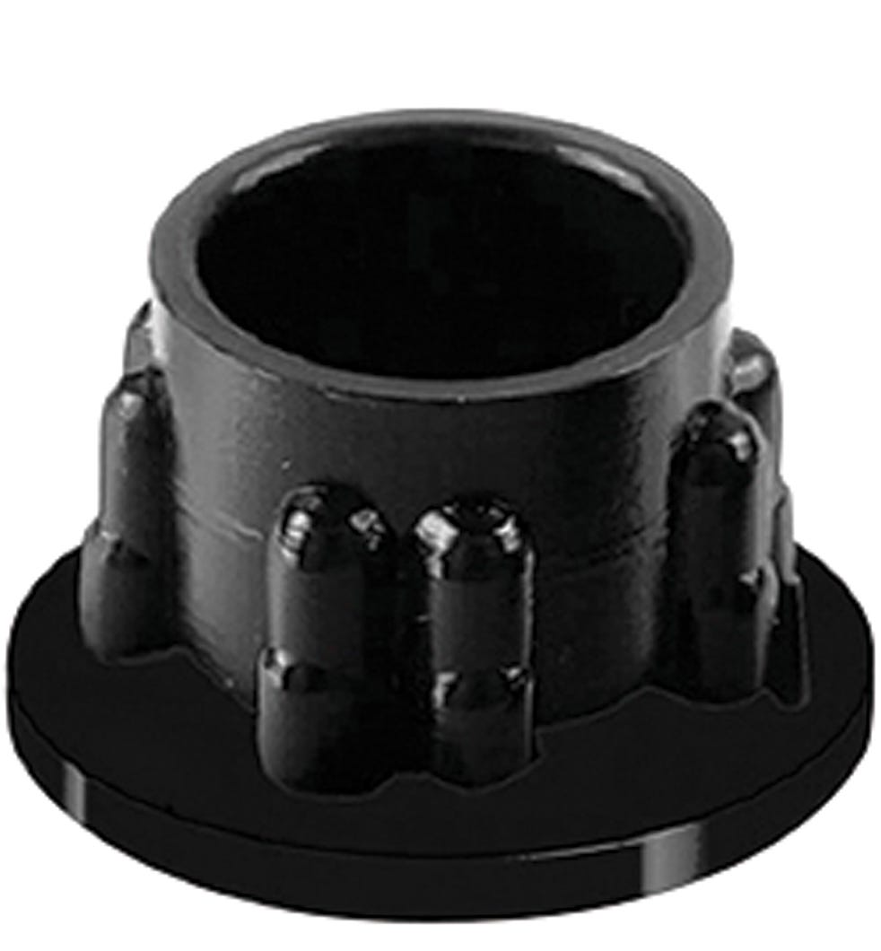 Plastic interior leg tip