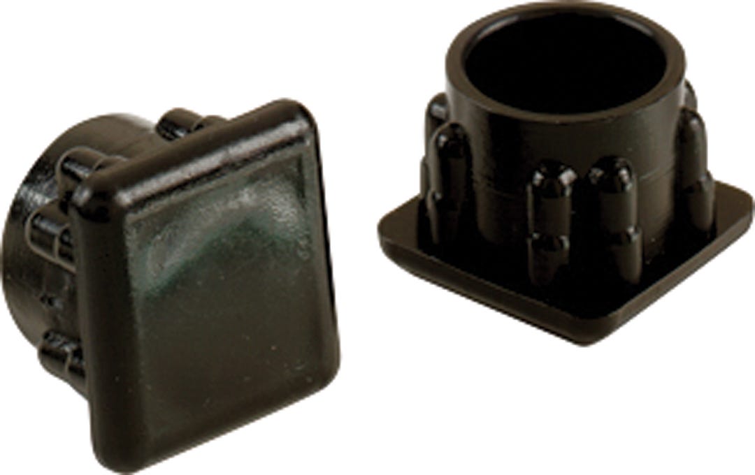 Plastic interior leg tip