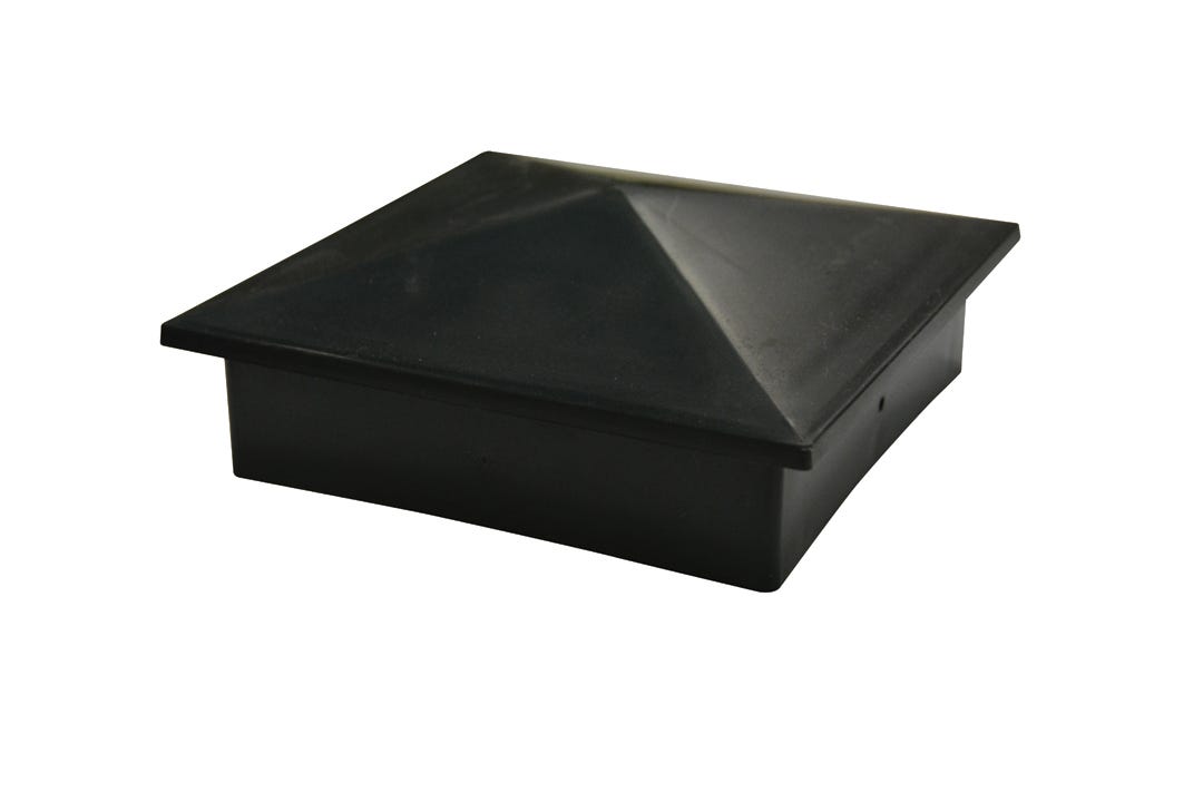 Plastic Post Fence Cap, 4-in. X 4-in.