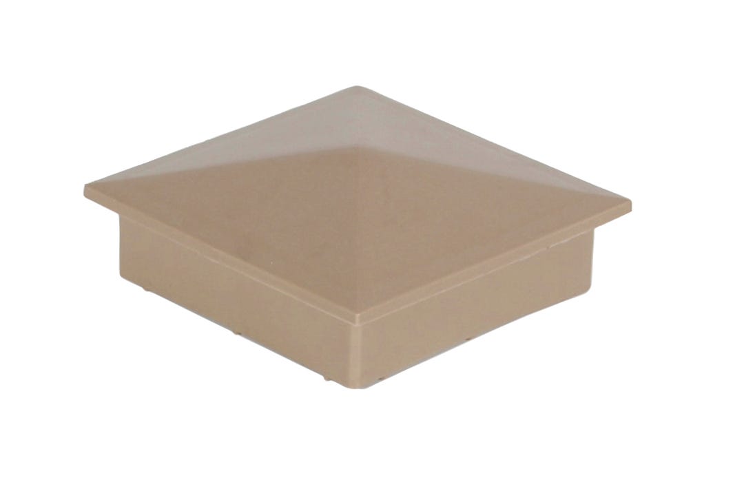 Plastic Post Fence Cap, 4-in. X 4-in.