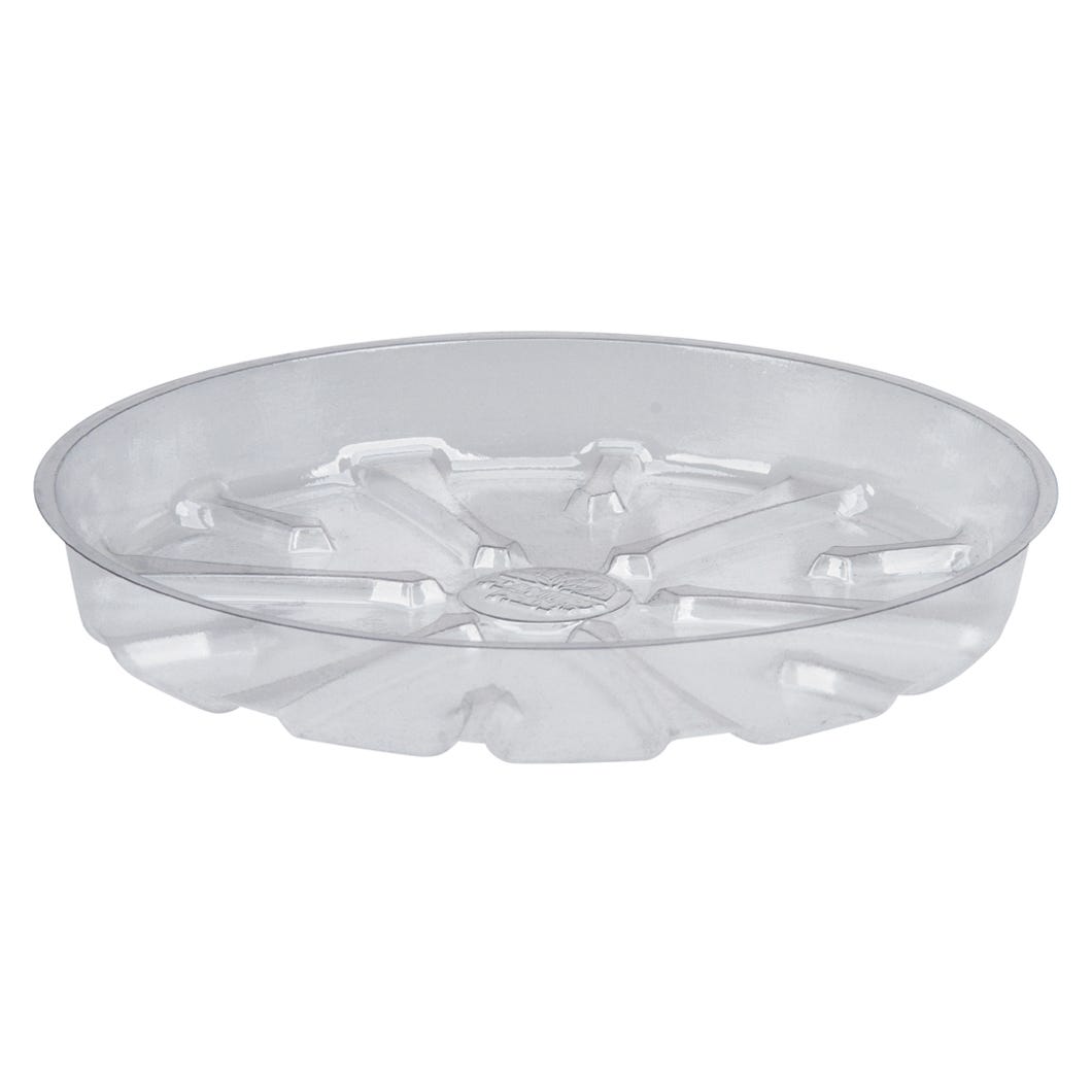 Grower Essentials Clear Garden Planter Saucer, 5-in. to 6-in.