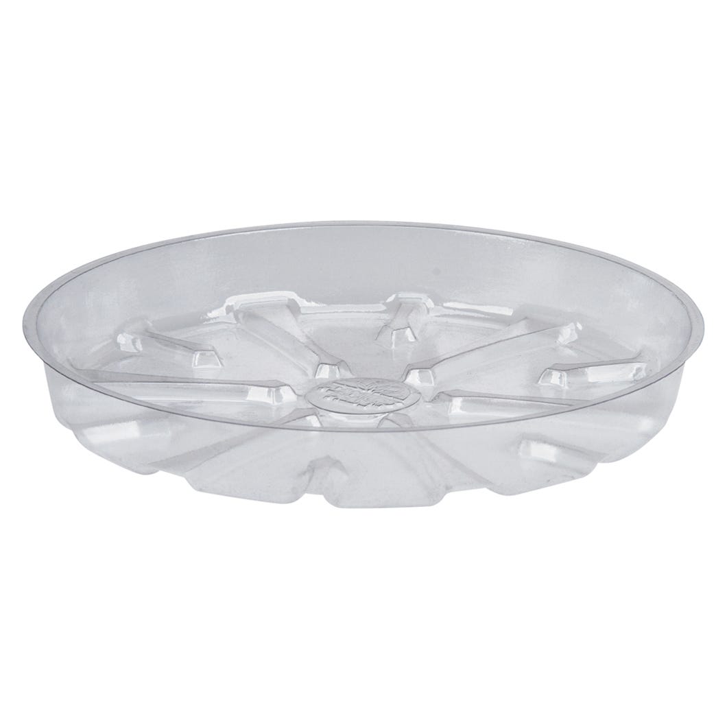 Grower Essentials Clear Garden Planter Saucer, 7-in. to 8-in.