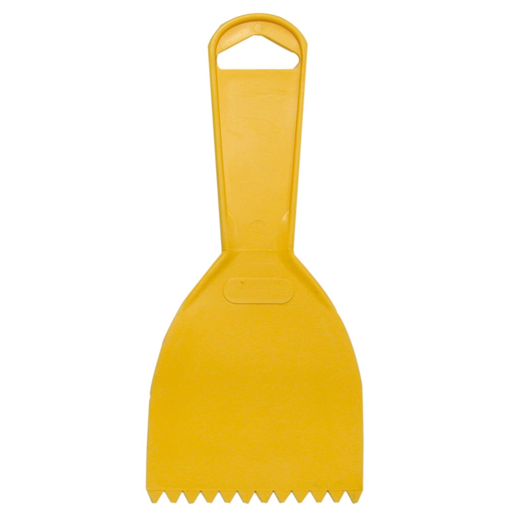 Plastic spreader Saw" notch"