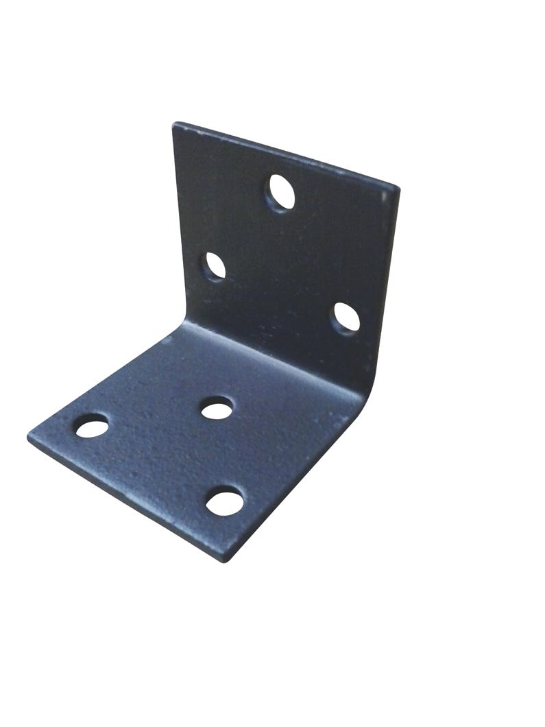 Corner Plate in Metal, 3 in. x 3 in.