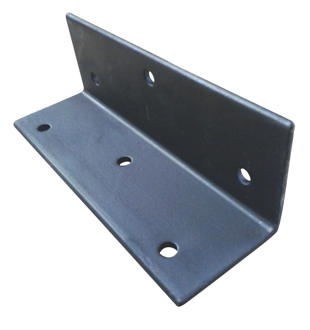 Corner Plate in Metal, 3 in. x 3 in.