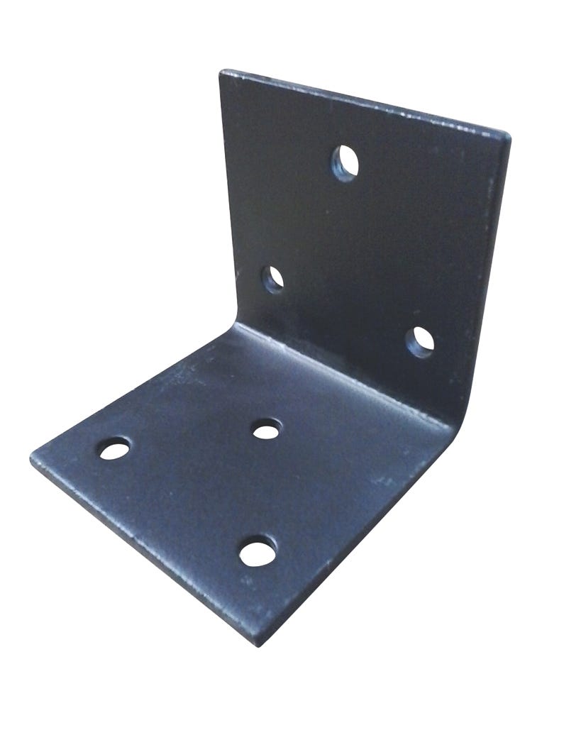 Corner Plate in Metal, 4 in. x 4 in.