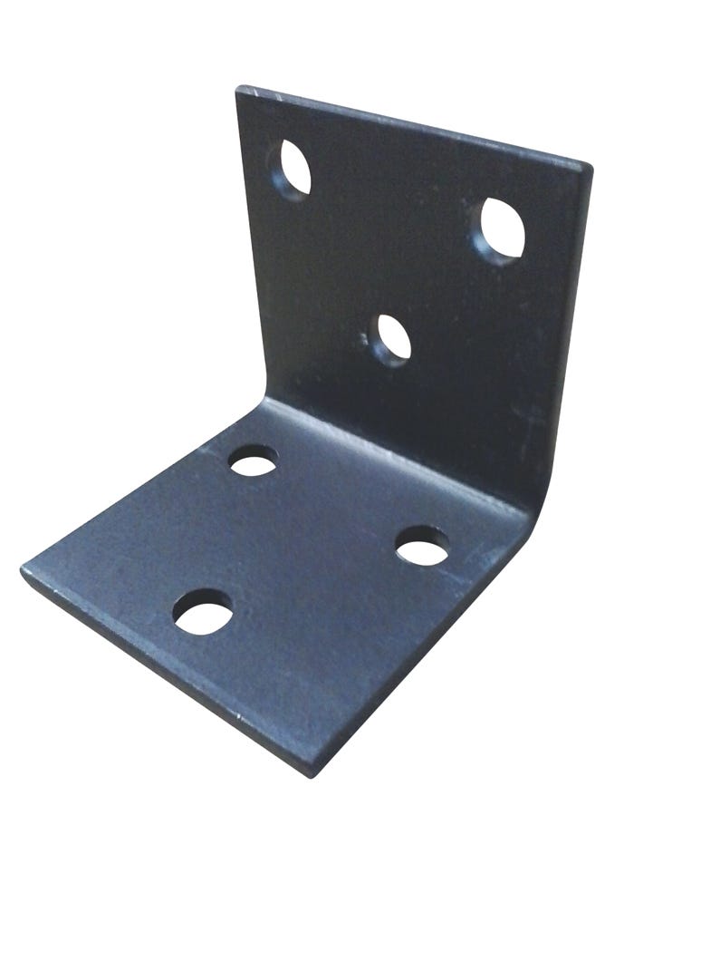 Corner Plate in Metal, 4 in. x 4 in.