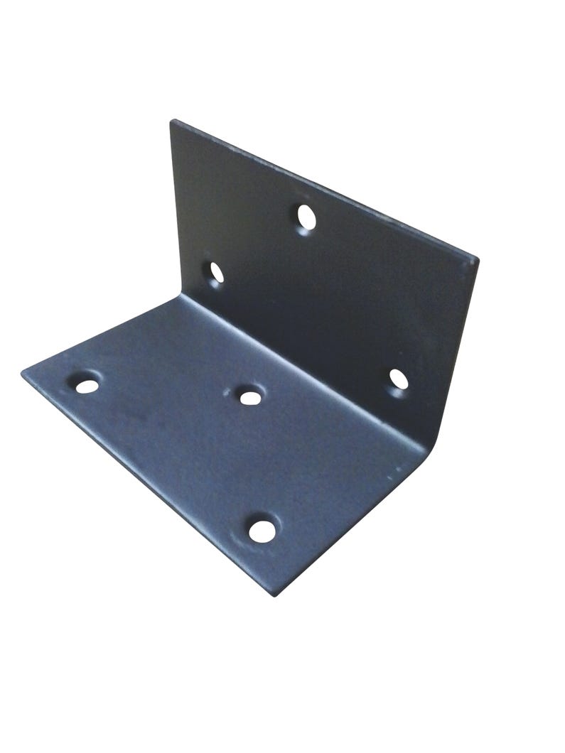 Corner Plate in. Metal, 5 in. x 3 in.