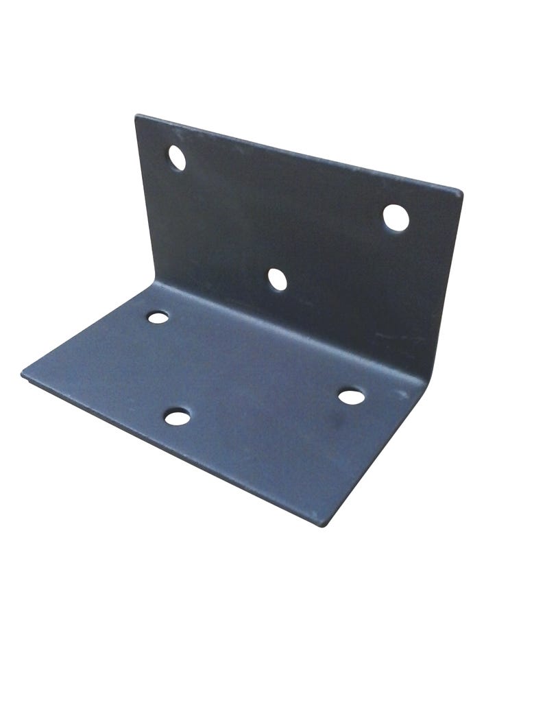 Corner Plate in Metal, 5 in. x 3 in.