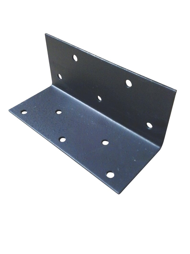 Corner Plate in Metal, 7 in. x 3 in.