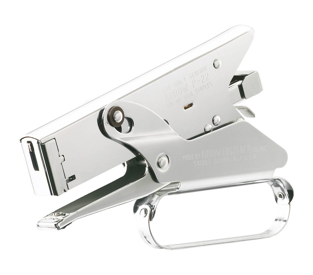 Plier Type Stapler Light Duty, 2 1/2-in.