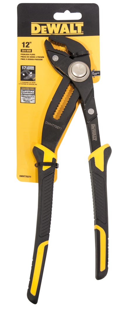 Pliers Adjustable, 17 Locking Positions 12-in.