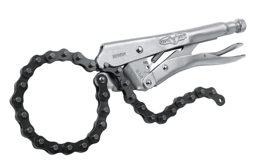 Pliers Locking Chain Clamp, 20R, 9-in.