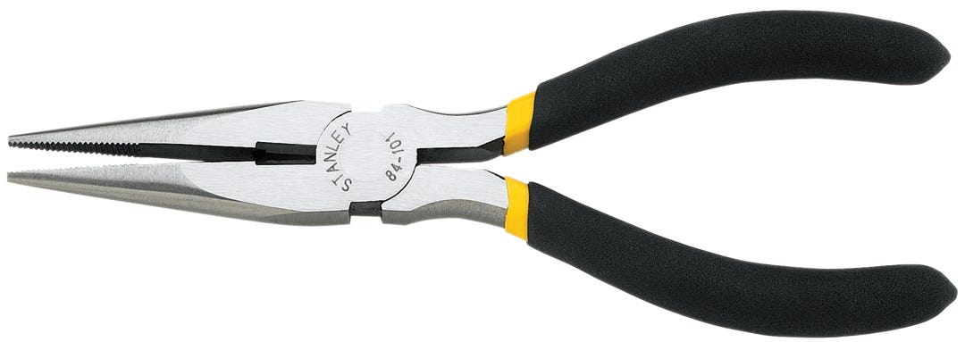 Pliers long nose 6 in