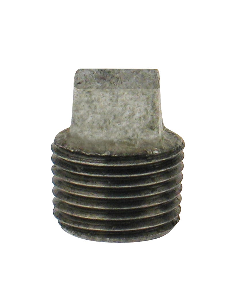 Galvanized Plug, Lead-Free, 1/2-in.