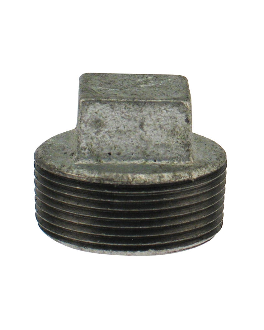 Plug Galvanized, Lead-Free, 2-in.