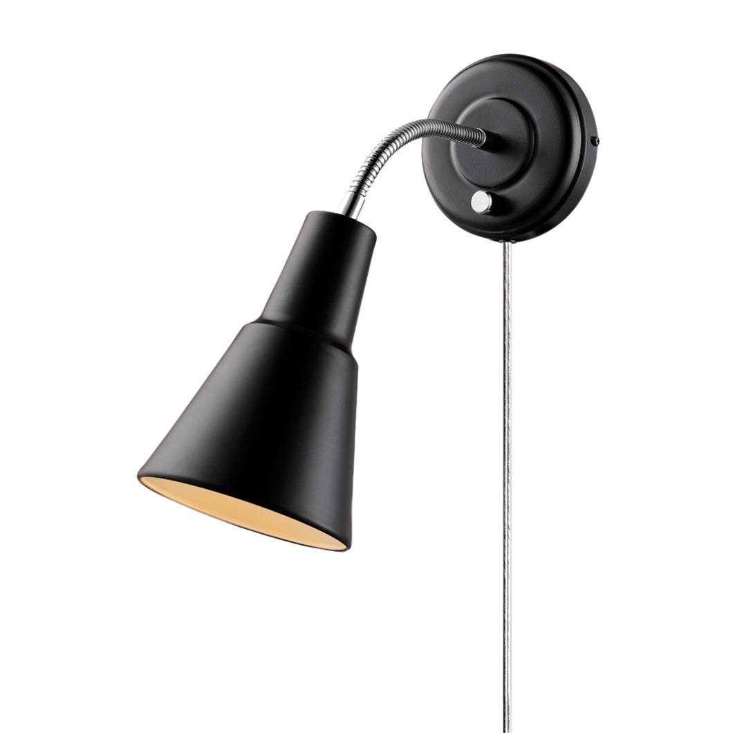 Plug-in wall sconce