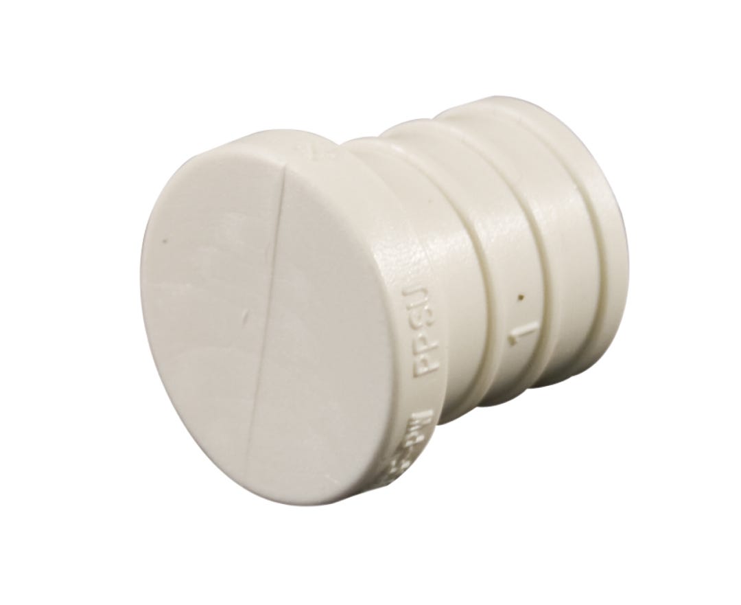 Plug Plastic Pex, 1/2-in.