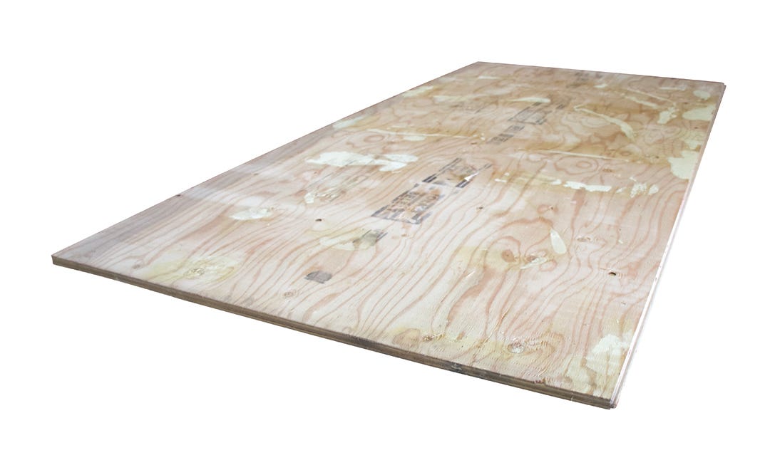 Plywood B.C. Fir select grooved 3/4 x 4 x 8
