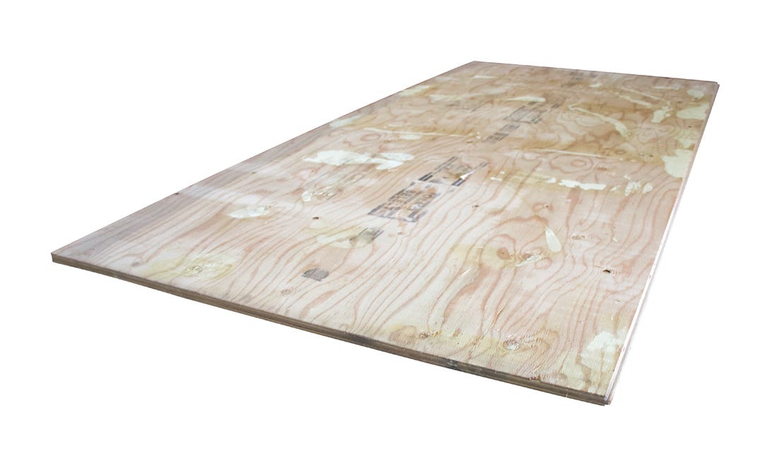 Plywood B.C. Fir select grooved 5/8 x 4 x 8