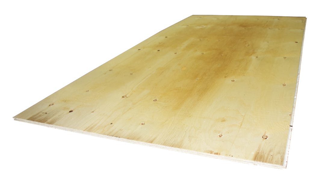 Plywood spruce standard grooved 3/4 x 4 x 8