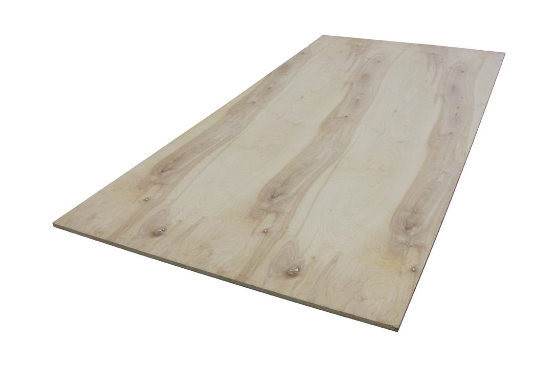 Plywood with Birch Veneer, 11/16-in. X 4-ft. X 8-ft.
